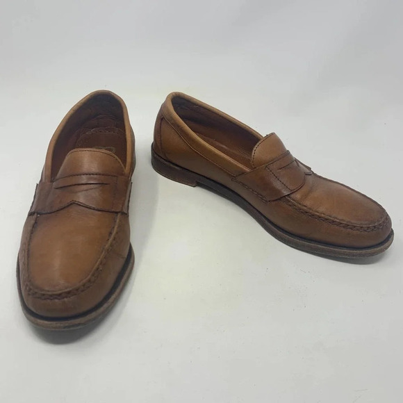 Allen Edmonds Men’s Walden Leather Loafers‎ Walnut Brown Size 10 main image 7